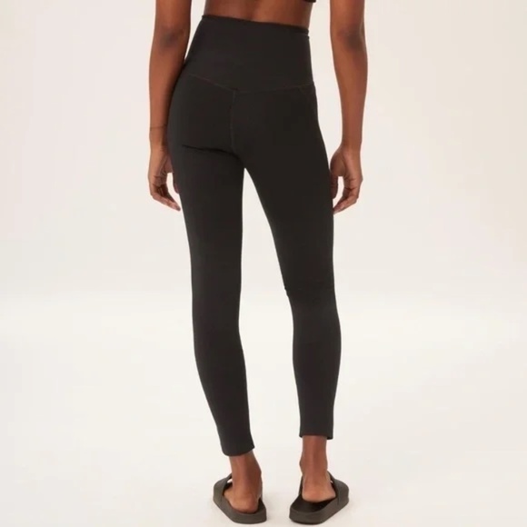 Girlfriend Collective Compressive High Rise Leggings Charcoal Gray Size Small - Picture 2 of 8